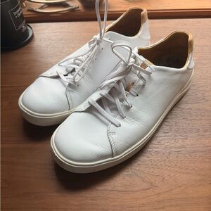OluKai White Leather Men's Sneakers